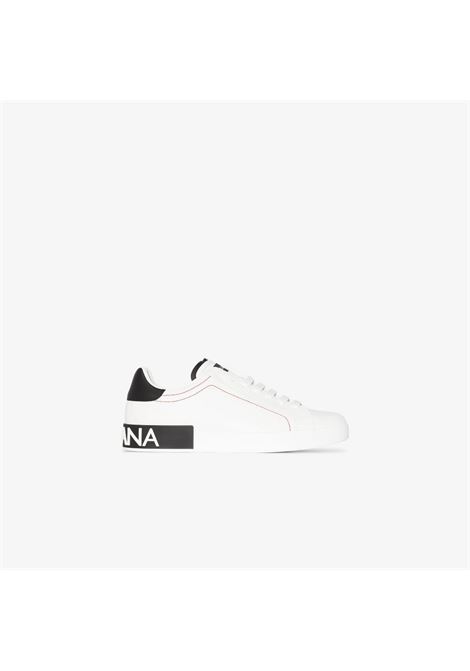 white calf leather Portofino sneakers  DOLCE & GABBANA | CS1760-AH52689697